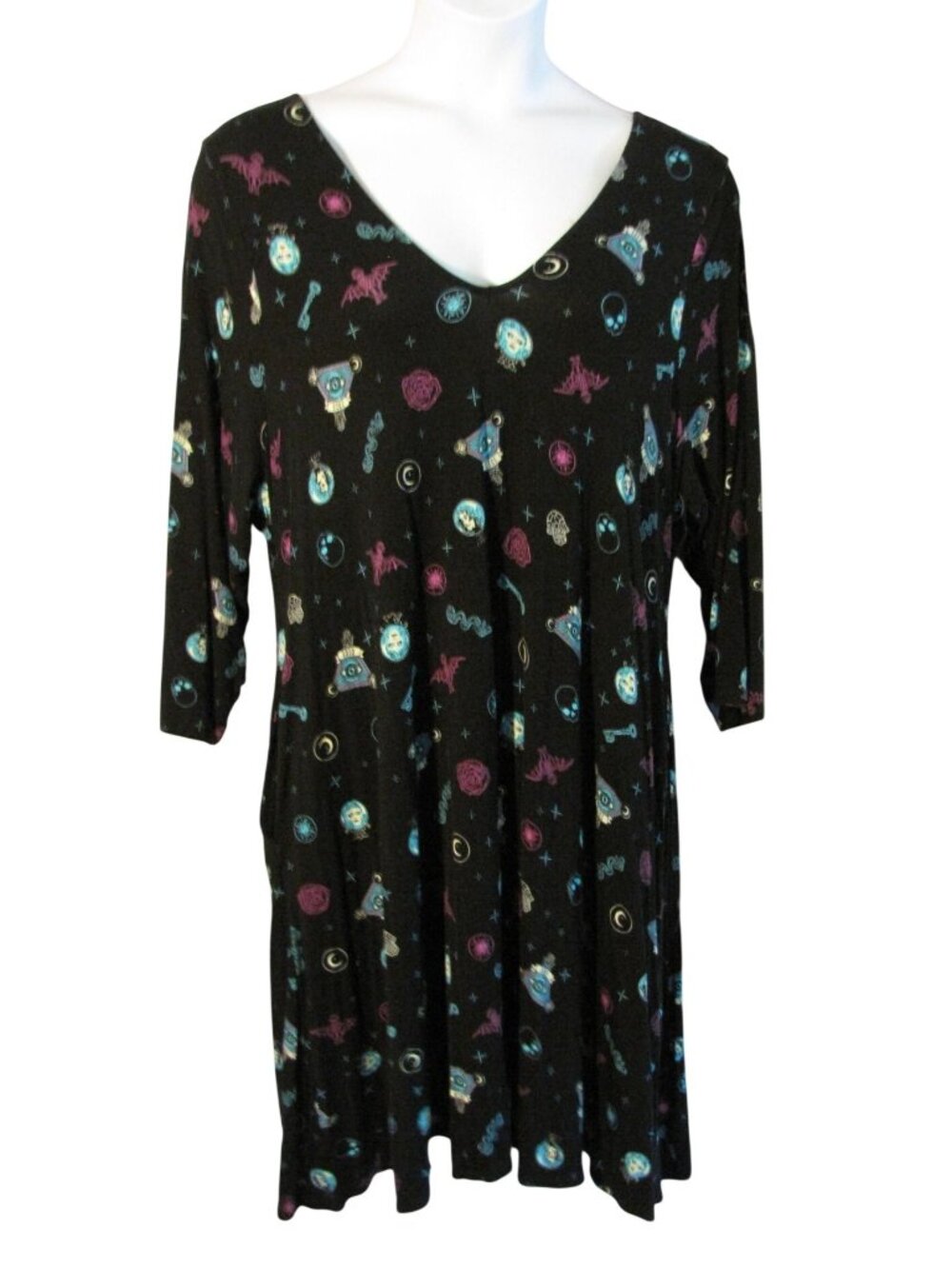 Torrid Disney 4 4X The Haunted Mansion Madame Leota Dress POCKETS